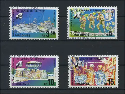 MALEDIVEN 1992 Nr 1713-1716 gestempelt (119685)