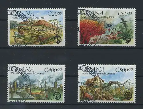 GHANA 1992 Nr 1334-1337 gestempelt (119694)