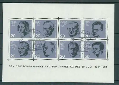 BUND 1964 Bl.3 gestempelt (200061)