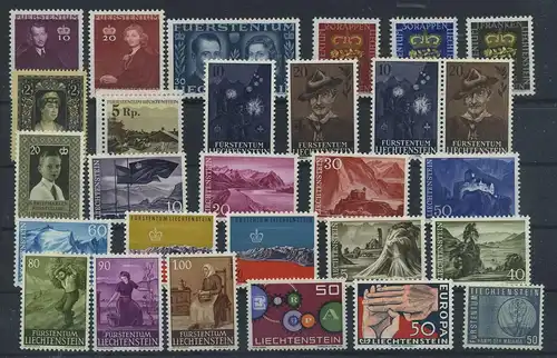 LIECHTENSTEIN Lot postfrisch (119737)