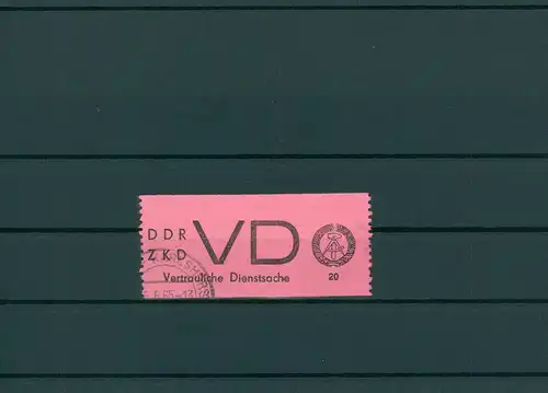 DDR ZKD 1965 Nr D2 gestempelt (200211)