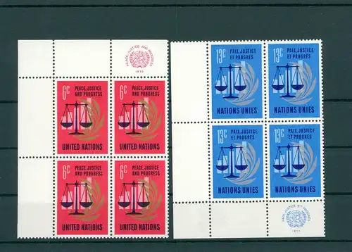 UNO NEW YORK 1970 Nr 229-230 postfrisch (200773)