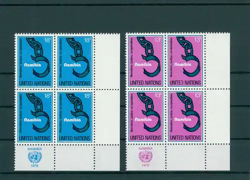 UNO NEW YORK 1978 Nr 320-321 postfrisch (200820)
