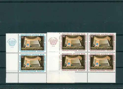 UNO NEW YORK 1978 Nr 324-325 postfrisch (200822)