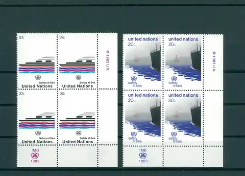 UNO NEW YORK 1983 Nr 417-418 postfrisch (200841)