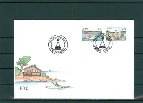 ALAND FDC aus 1991 siehe Beschreibung (201104)