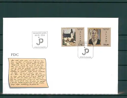 ALAND FDC aus 1992 siehe Beschreibung (201112)