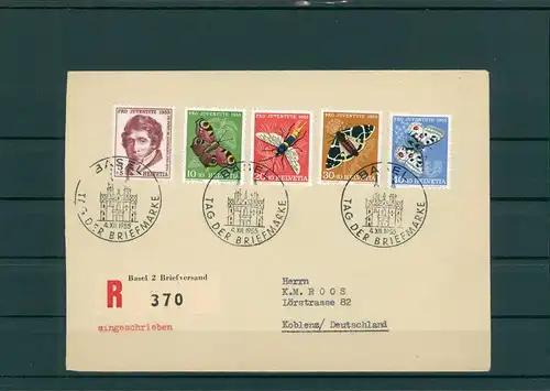 TAG DER BRIEFMARKE 1955 Beleg siehe Beschreibung (201286)