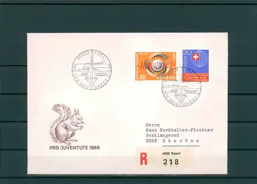 TAG DER BRIEFMARKE 1966 Beleg siehe Beschreibung (201305)