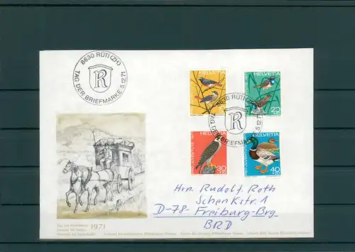 TAG DER BRIEFMARKE 1971 Beleg siehe Beschreibung (201316)