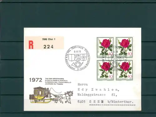 TAG DER BRIEFMARKE 1972 Beleg siehe Beschreibung (201318)