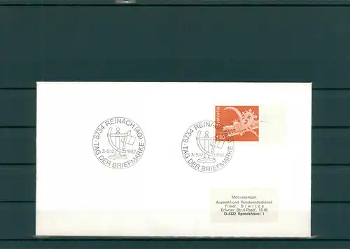 TAG DER BRIEFMARKE 1982 Beleg siehe Beschreibung (201327)