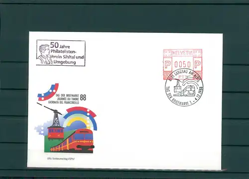 TAG DER BRIEFMARKE 1988 Beleg siehe Beschreibung (201333)