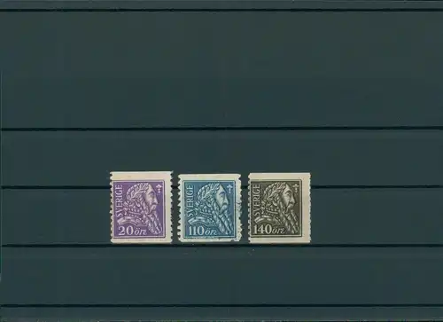 SCHWEDEN 1921 Nr 141-143 siehe Beschreibung (201486)
