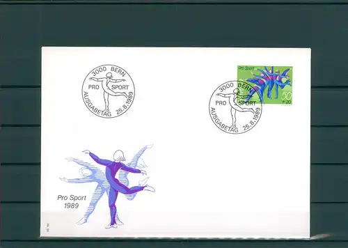 SCHWEIZ 1989 Ersttagsbrief (201848)