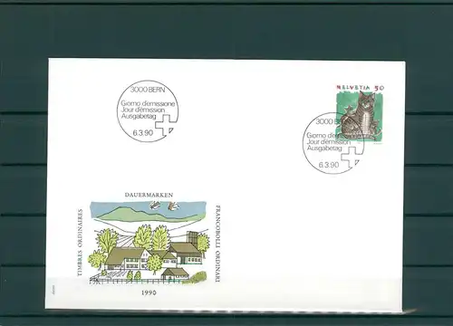 SCHWEIZ 1990 Ersttagsbrief (201849)
