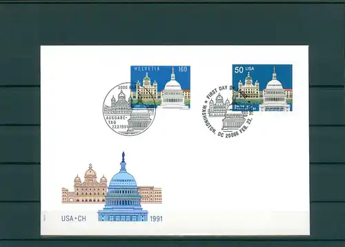 SCHWEIZ 1991 Ersttagsbrief (201862)