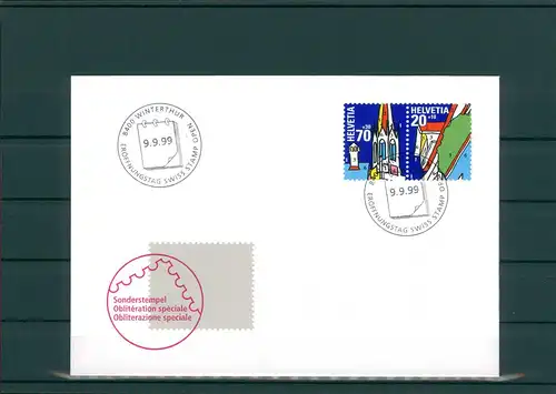 SCHWEIZ 1999 Ersttagsbrief (202066)