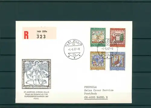 SCHWEIZ 1967 Ersttagsbrief (202131)