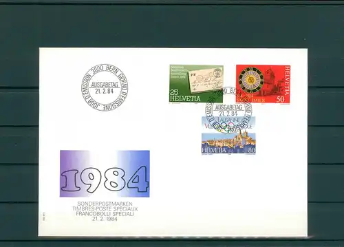 SCHWEIZ 1984 Ersttagsbrief (202145)