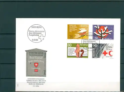SCHWEIZ 1986 Ersttagsbrief (202160)
