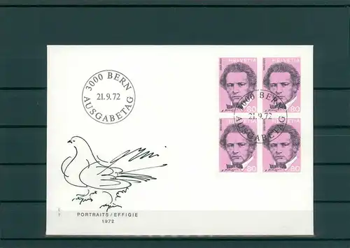 SCHWEIZ 1972 Ersttagsbrief (202215)