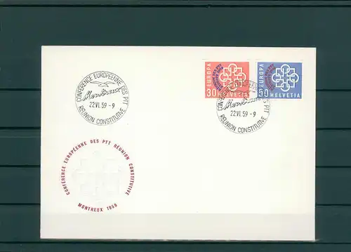SCHWEIZ 1959 Ersttagsbrief (202273)