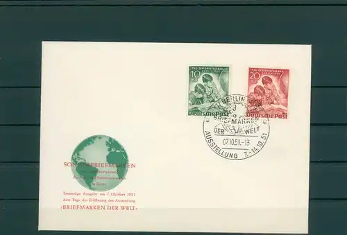 BERLIN 1951 Nr 80-81 ERSTTAGSBRIEF (202371)
