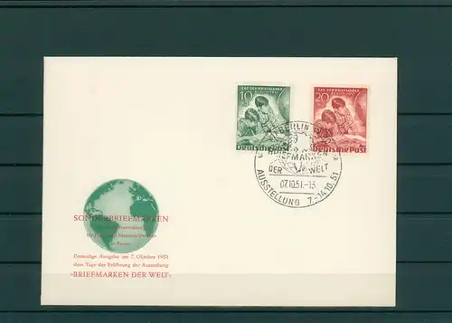 BERLIN 1951 Nr 80-81 ERSTTAGSBRIEF (202372)