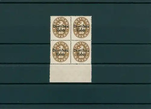 DEUTSCHES REICH 1920 PLATTENFEHLER Nr D39 I postfrisch (202848)