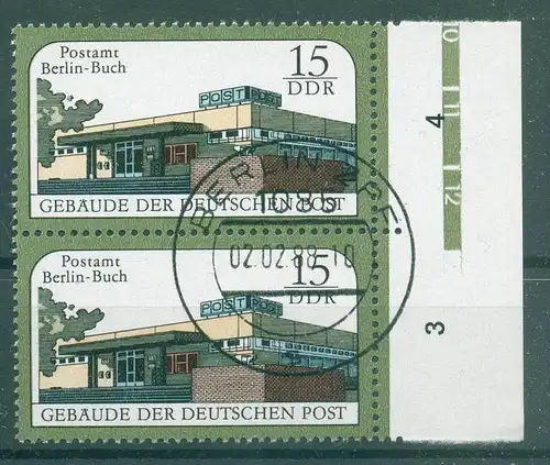 DDR 1988 PLATTENFEHLER Nr 3145 I gestempelt (227737)