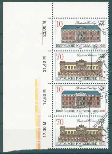 DDR 1986 PLATTENFEHLER Nr 3069 I gestempelt (227738)