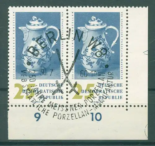 DDR 1960 PLATTENFEHLER Nr 778 I gestempelt (227643)