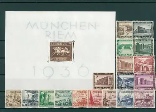 DEUTSCHES REICH Slg. aus 1934-1945 postfrisch/MNH (203844)