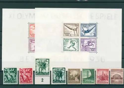 DEUTSCHES REICH Slg. aus 1934-1945 postfrisch/MNH (203844)