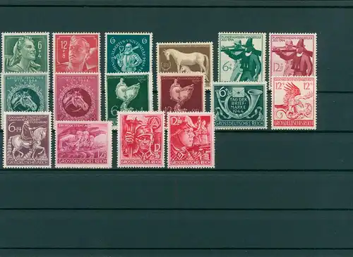 DEUTSCHES REICH Slg. aus 1934-1945 postfrisch/MNH (203844)