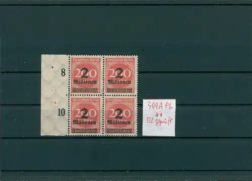 DEUTSCHES REICH 1923 Nr 309Ab postfrisch (204048)
