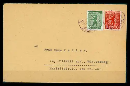 SBZ BERLIN-BRANDENBURG Brief siehe Beschreibung (205341)