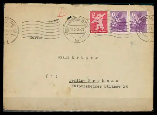 SBZ BERLIN-BRANDENBURG Brief siehe Beschreibung (205350)