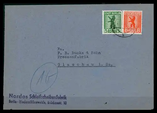 SBZ BERLIN-BRANDENBURG Brief siehe Beschreibung (205353)