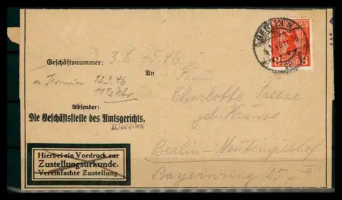 SBZ BERLIN-BRANDENBURG Brief siehe Beschreibung (205382)