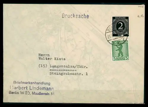 SBZ BERLIN-BRANDENBURG Brief siehe Beschreibung (205407)