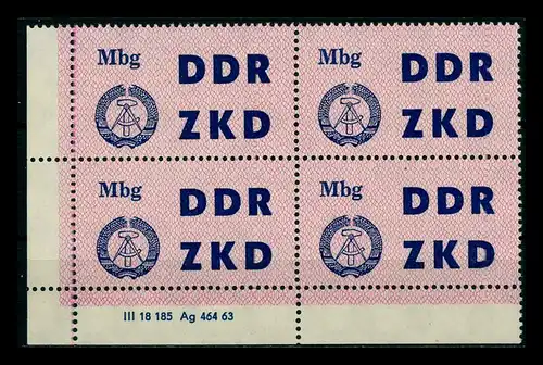 DDR DIENST 1963 Nr 10 postfrisch (205776)