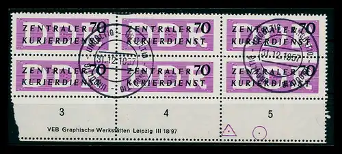 DDR DIENST 1956 Nr 9 gestempelt (205856)