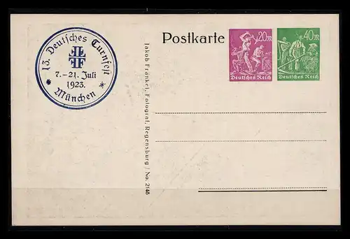 DEUTSCHES REICH 1923 Privatganzsache PP68 C1 postfrisch (206194)