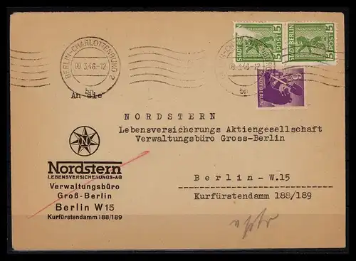 SBZ BERLIN-BRANDENBURG 1945 Nr 1+2 gestempelt (206237)