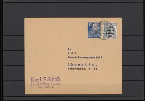SBZ Maschinenaufdruck 1948 - Brief/Beleg siehe Beschreibung (208589)