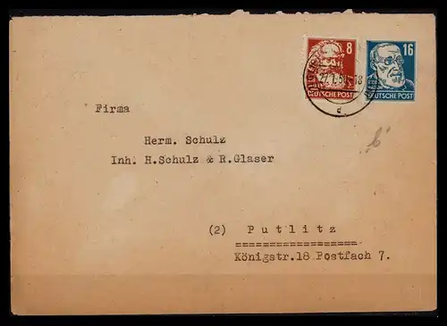 SBZ 1948 Nr 218b gestempelt (209538)
