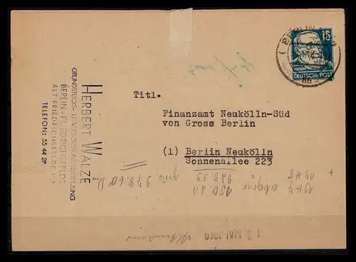 SBZ 1948 Nr 218b gestempelt (209539)