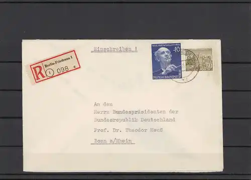 BERLIN 1956 Brief siehe Beschreibung (209922)